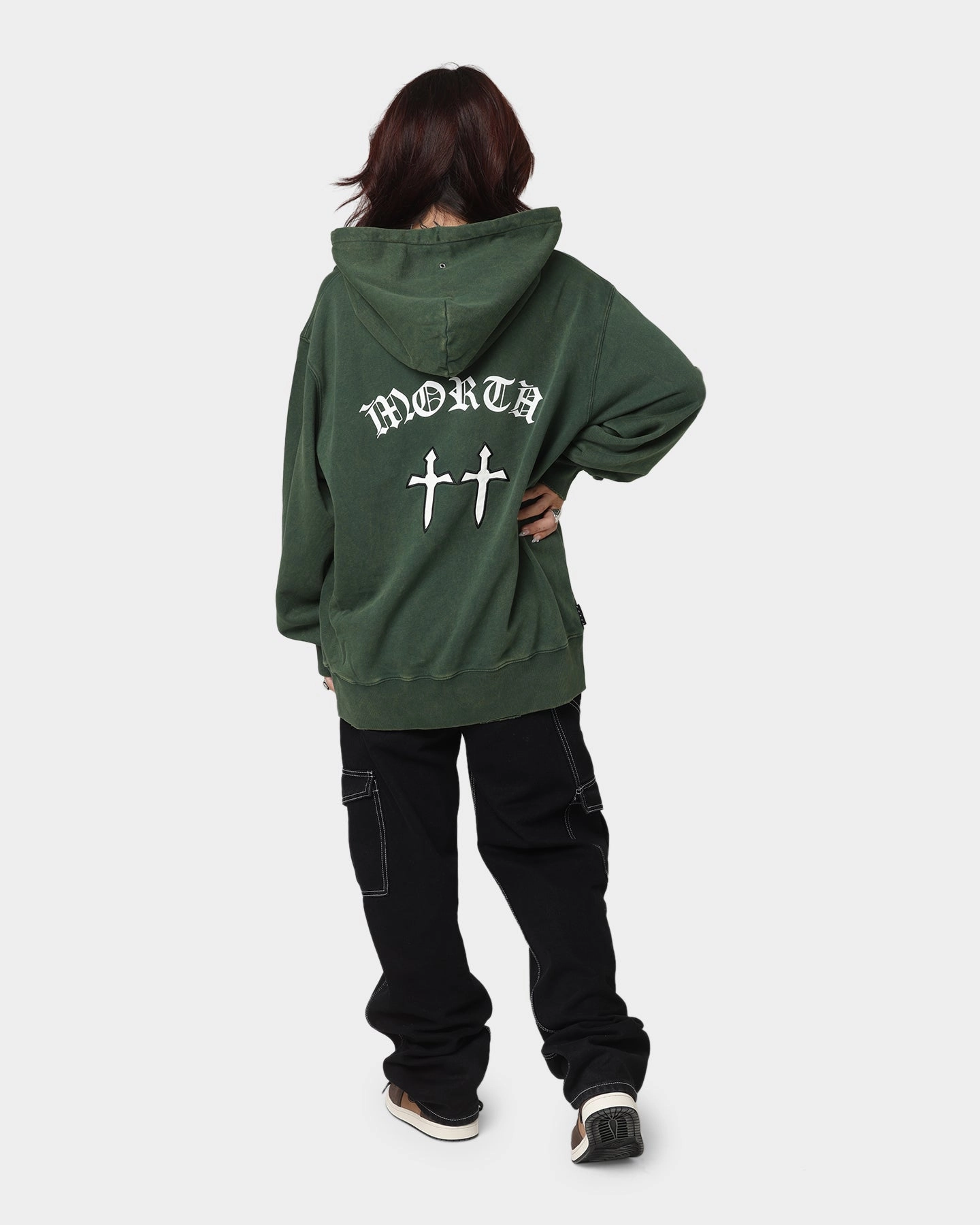 Saint Morta Day Of The Dead Hoodie Dark Green Disrupt