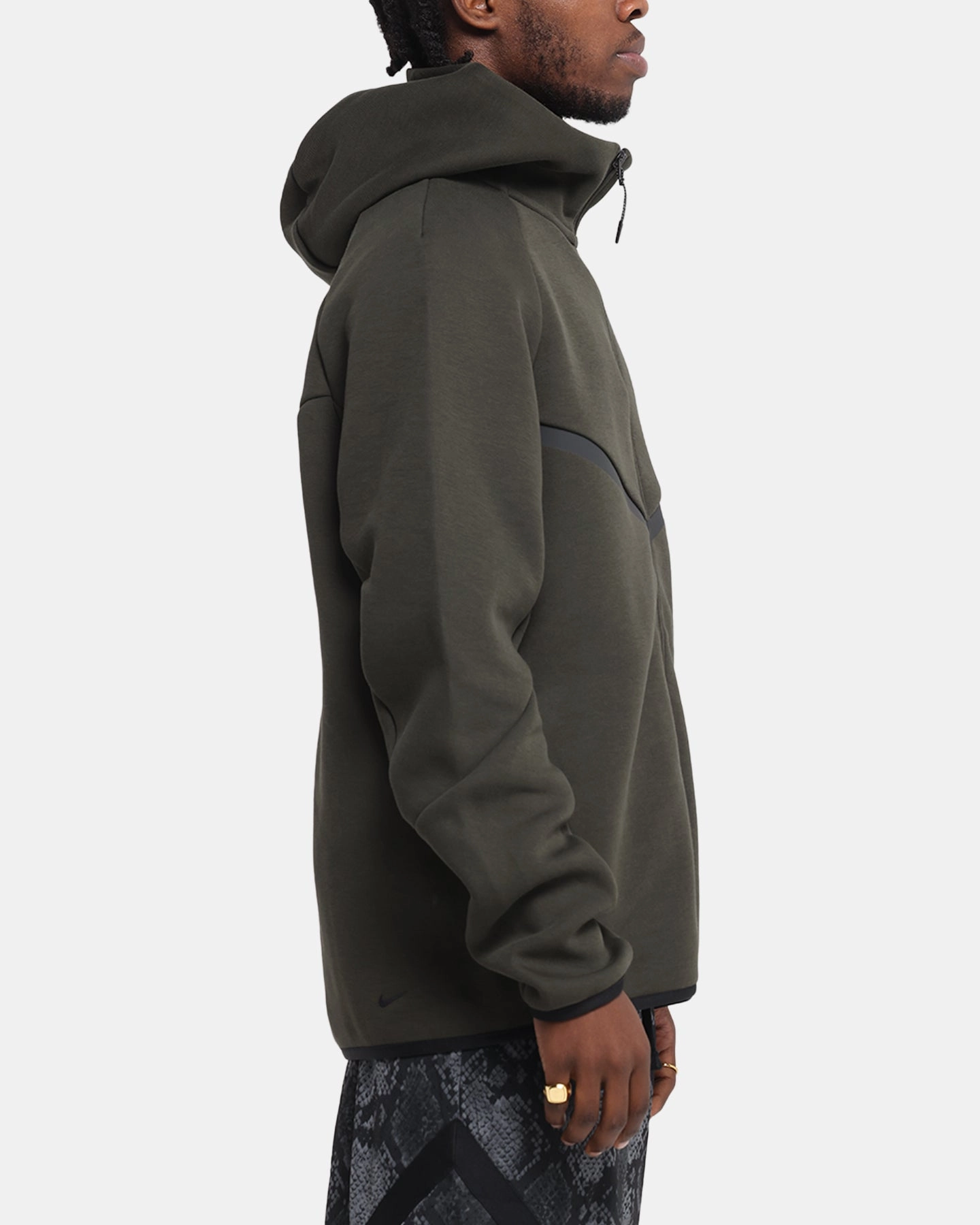 Nike Sportswear Tech Fleece Windrunner Full-Zip Hoodie Jacket Black Entry - level
