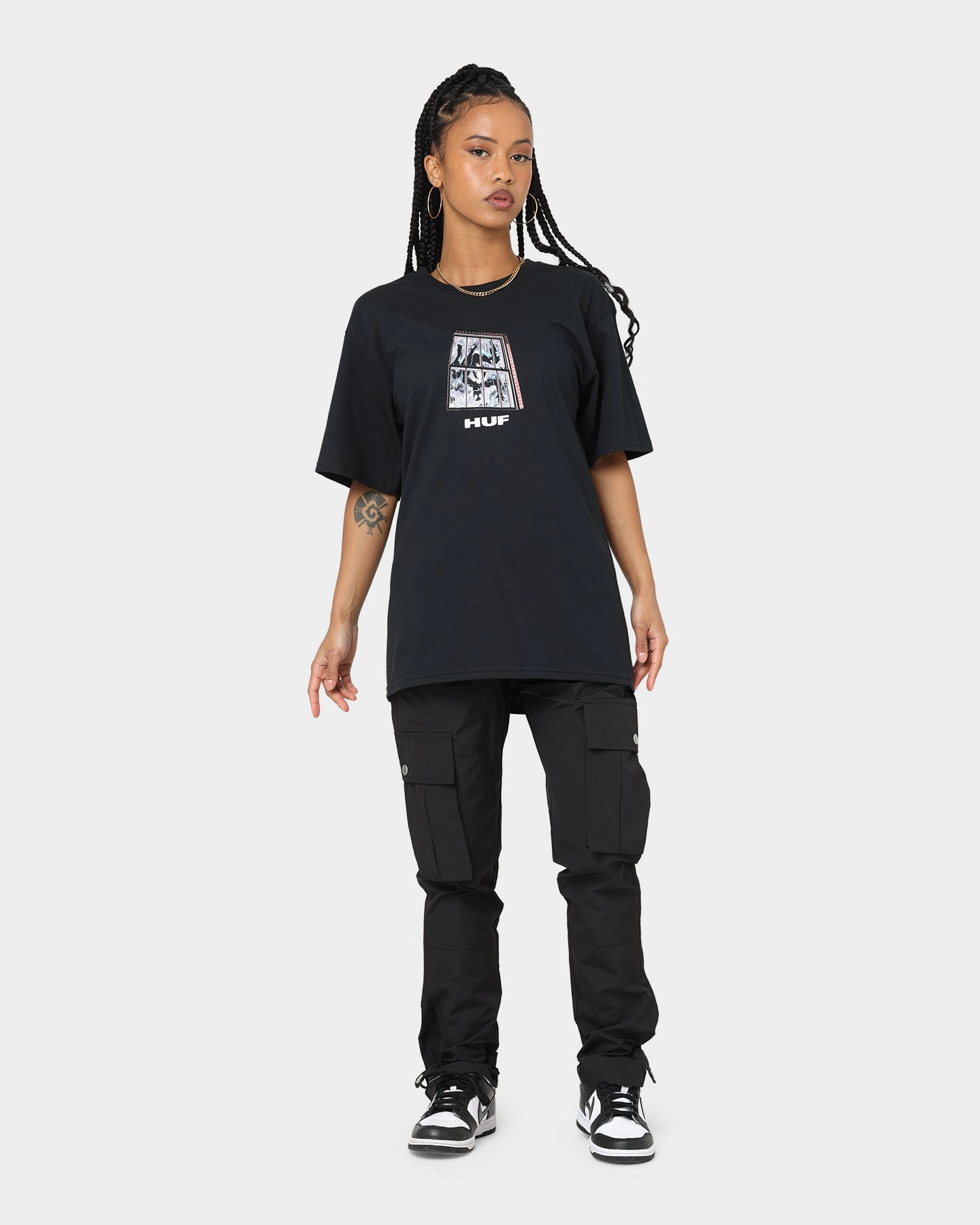 HUF X Marvel Black Suit Spider-man T-Shirt Black Effortless Wearable Water Based Ink Print