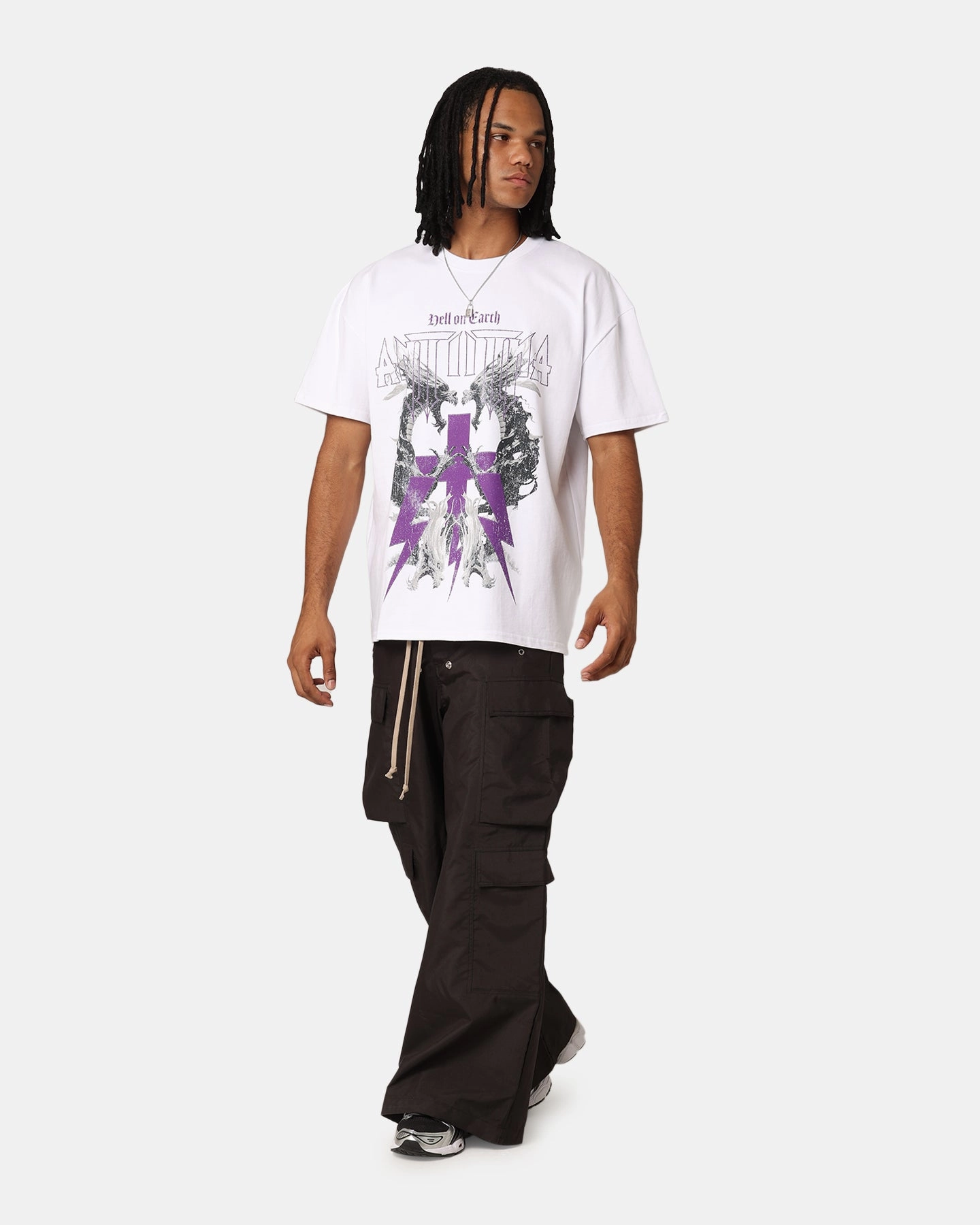 The Anti Order Ares Vintage T-Shirt White Loose Fit ThermoregulatingFabric