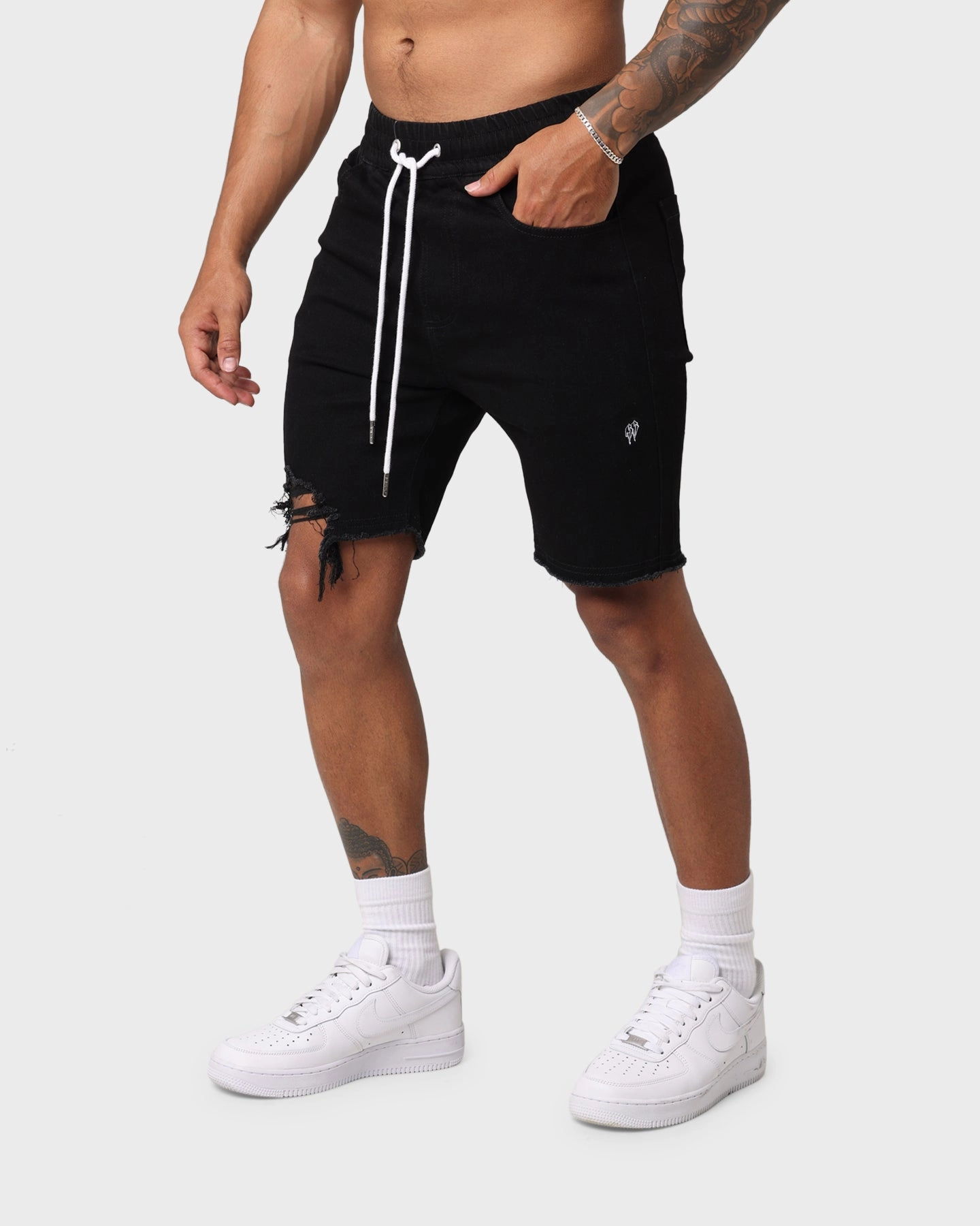 EN ES Infantry Shorts Black Hiking shorts