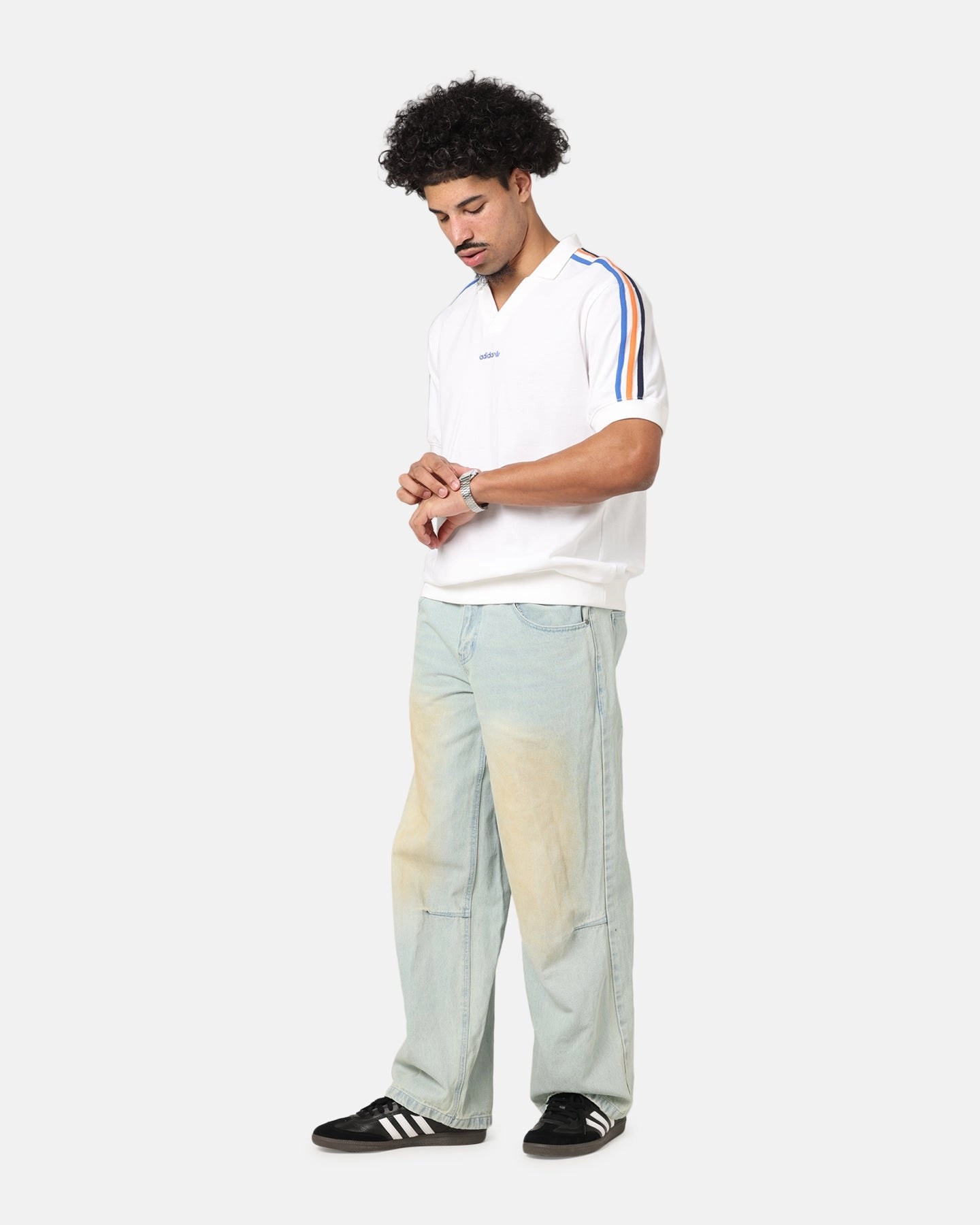 AntiFade Technology Adidas Polo T-Shirt White