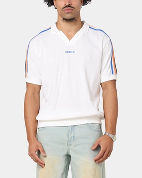 Trendy Colors Versatile Style Adidas Polo T-Shirt White