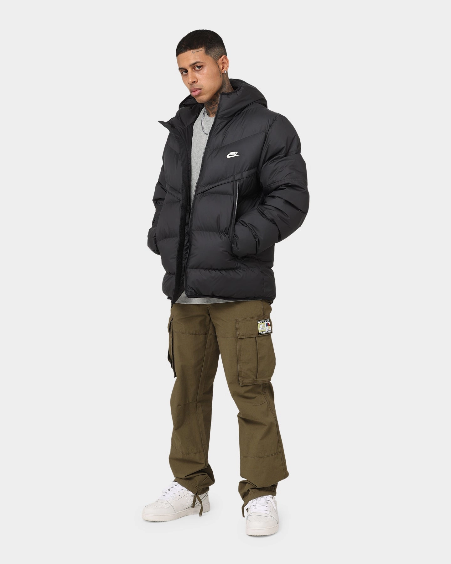 Pink Gravity Defying Weight Nike Storm-FIT Windrunner PRIMALOFT Puffer Jacket Black/Black/Sail