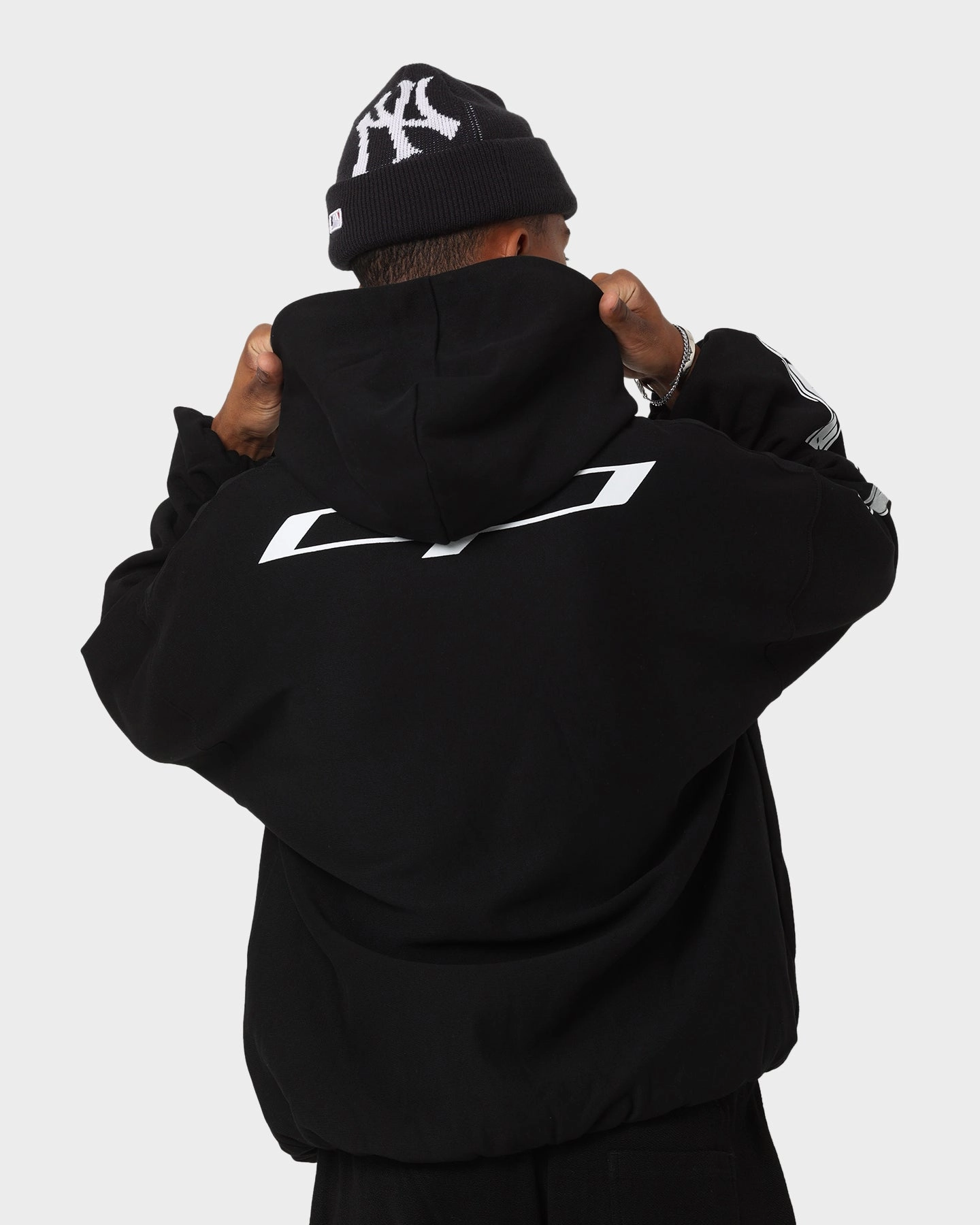 Martial-arts Carr?? Enhanced Oversized Superior Hoodie Black