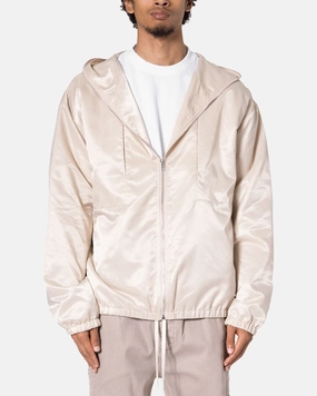 MNML Full Zip Paneled Fight Jacket Stone Category