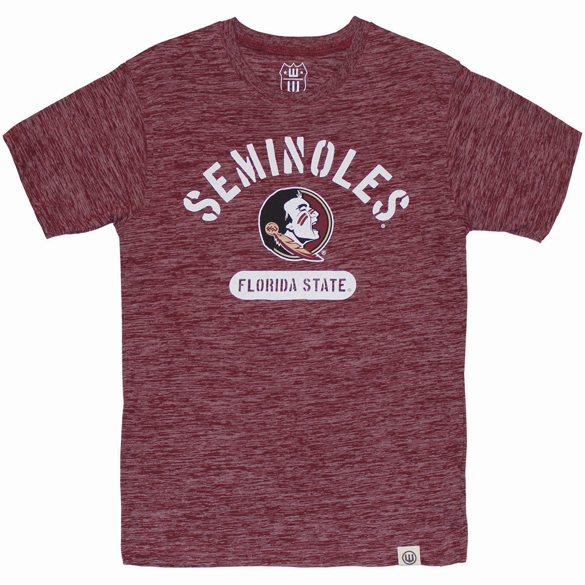 Travel Comfort Wes & Willy Kids Seminoles/Seminole Logo Design Short Sleeve T-shirt - Garnet