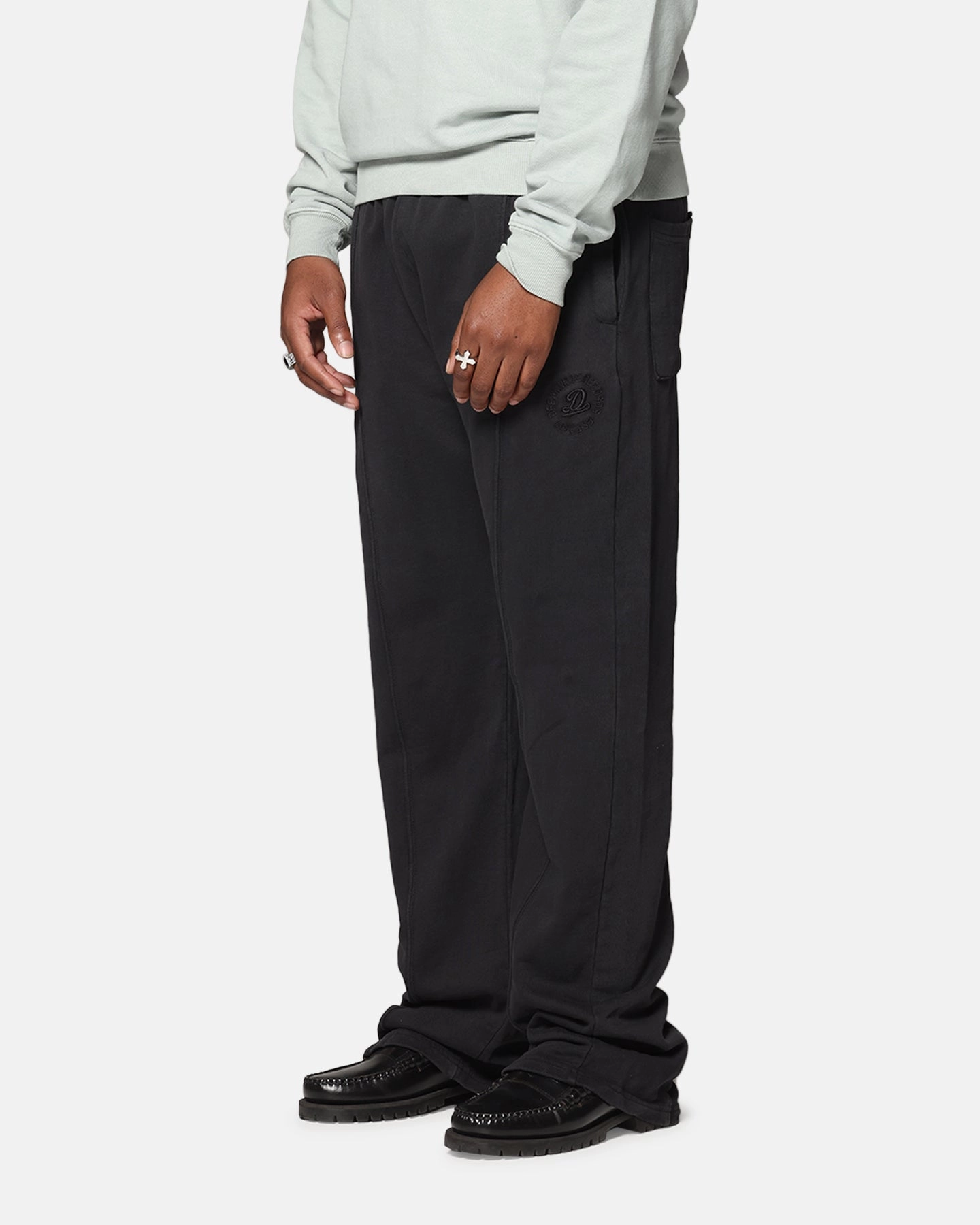 Dreamville Tonal Sweatpants Black Wash All-Purpose Wear Anti Cling Finish