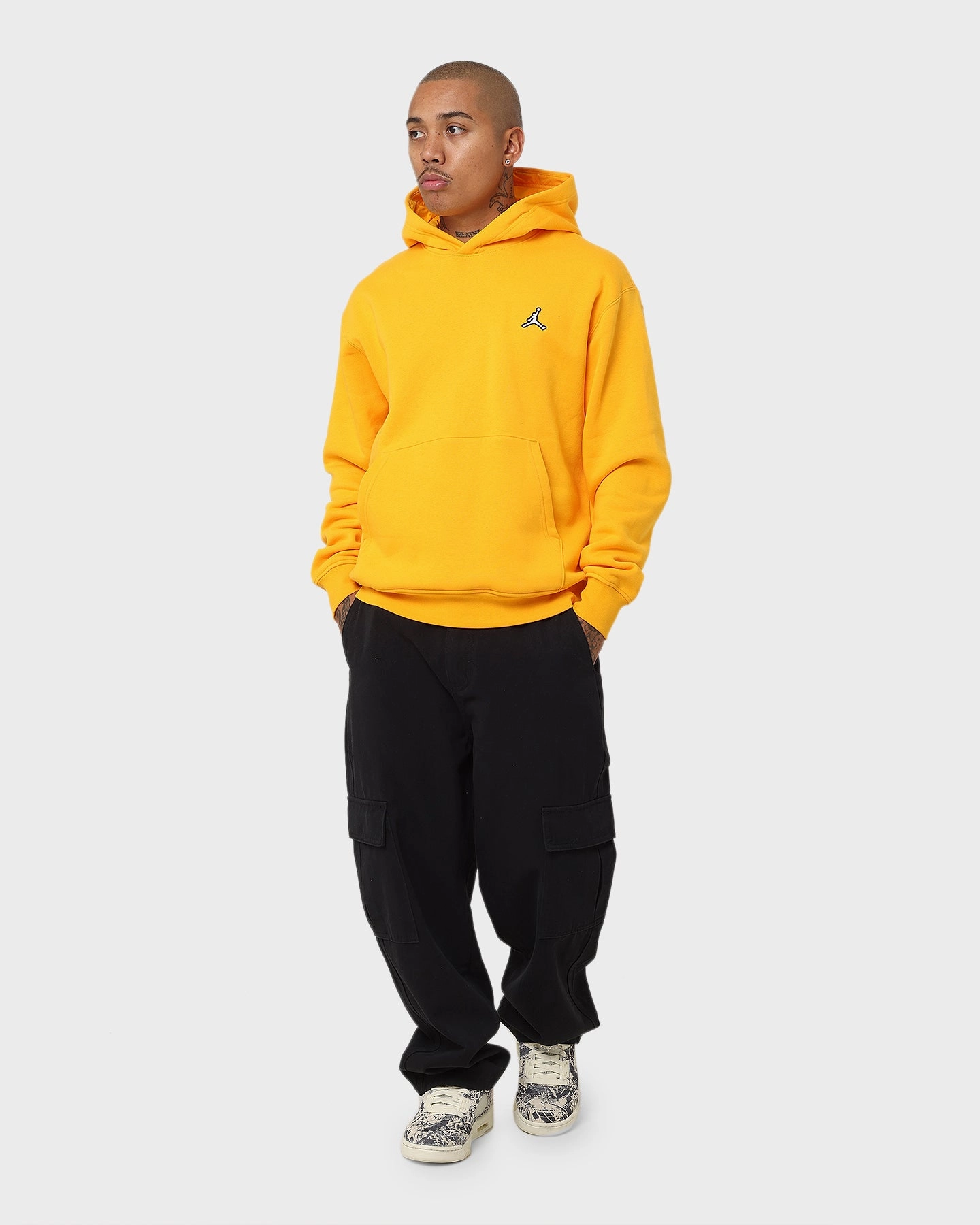 Protective Outer Layer Jordan Essential Fleece Pullover Hoodie Taxi/Taxi