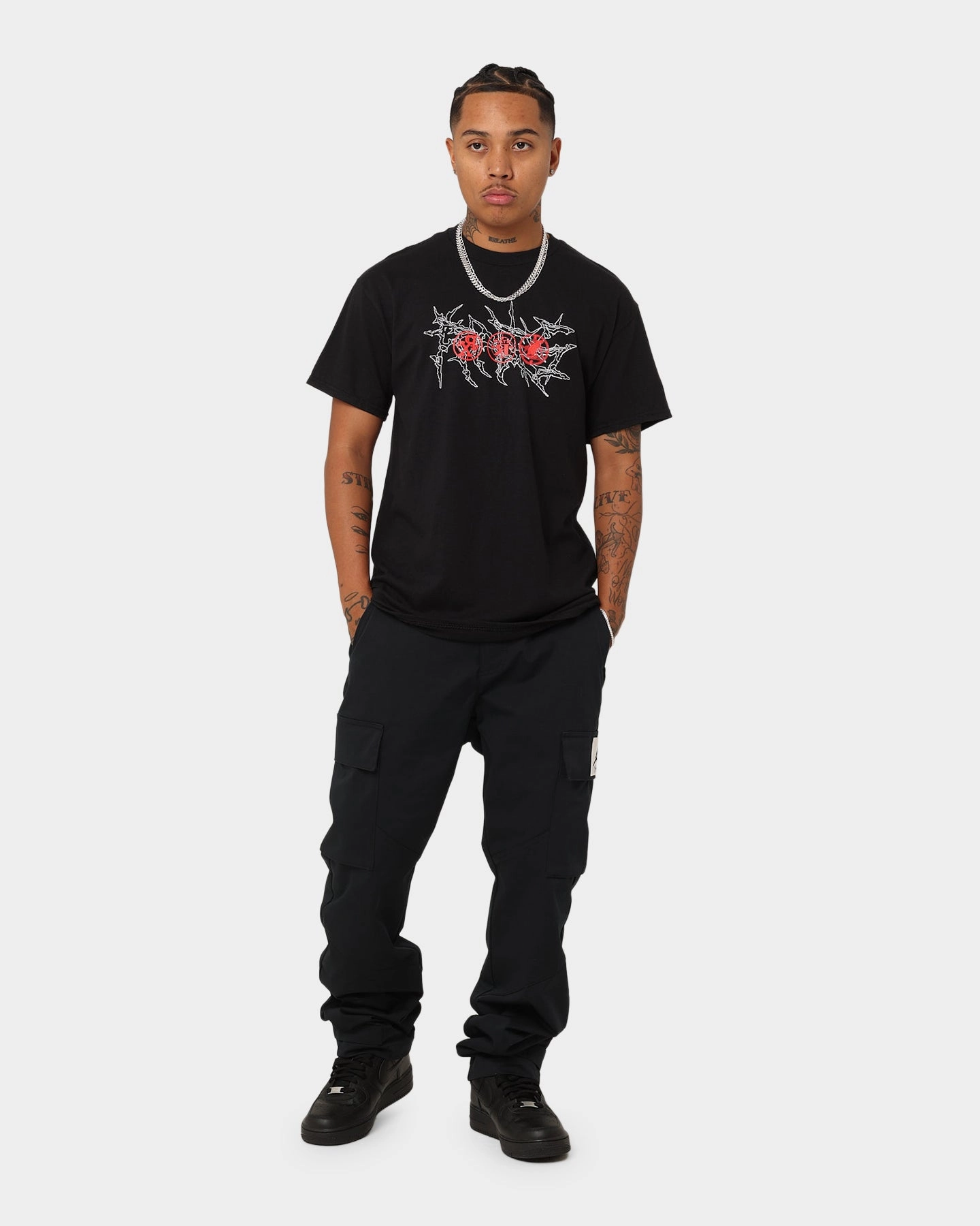 UVProtectionFinish Fresh Outfit Rats Get Fat Without Warning T-Shirt Black