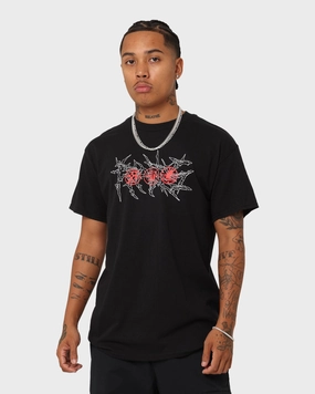 Rats Get Fat Without Warning T-Shirt Black Relaxed Fit Design