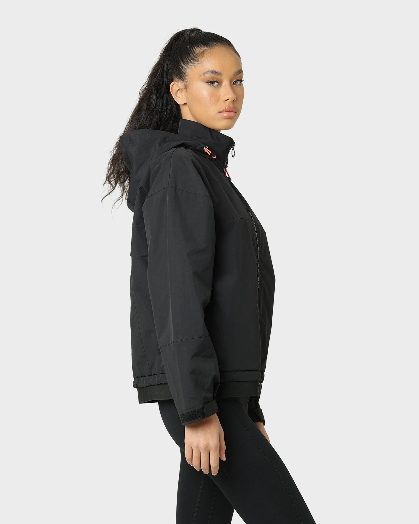 PYRA Women's Elements Wind Breaker Black/Pink Gel