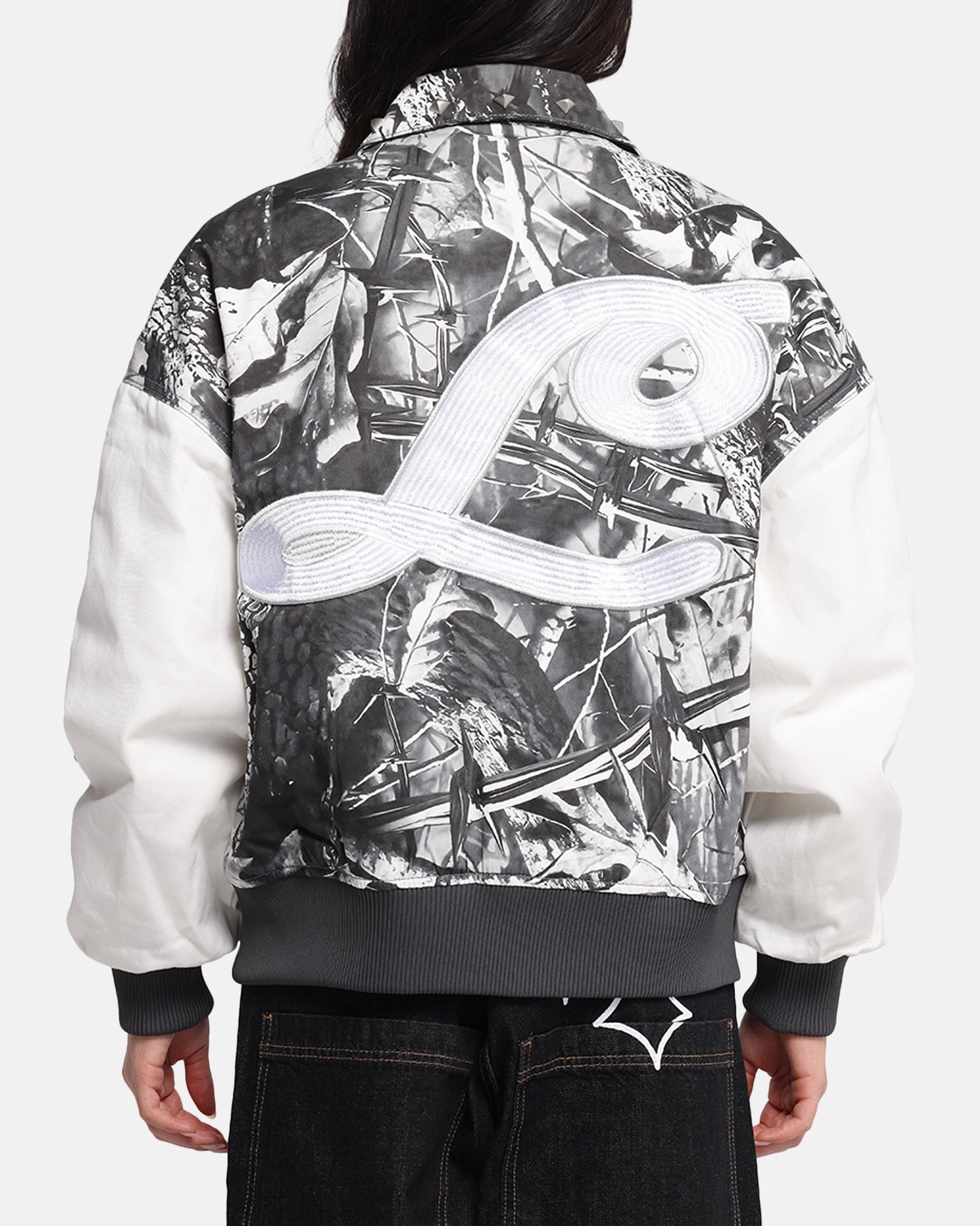 Fashion Week high-end Loiter Frontier Varsity Jacket Real Tree Camo