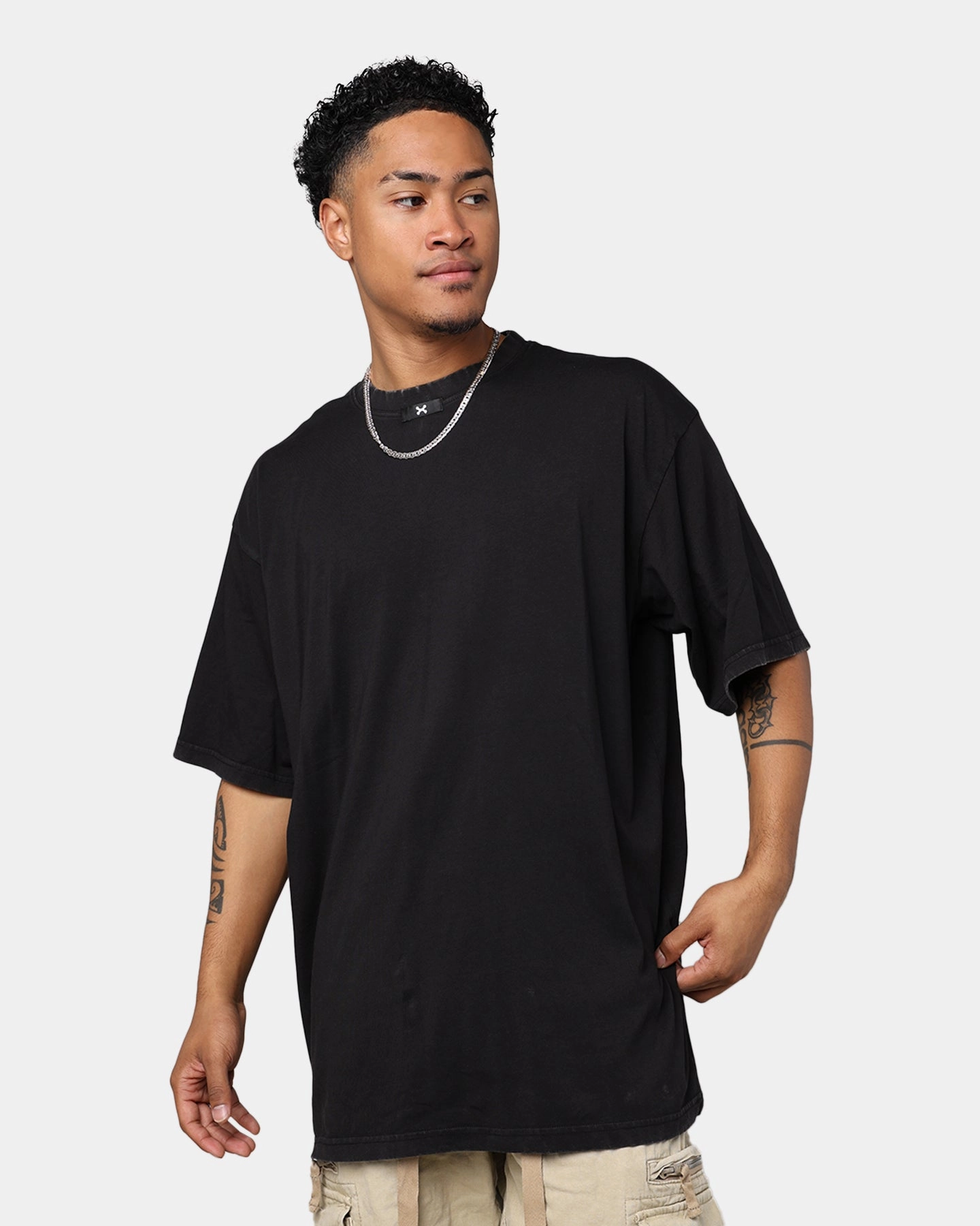 Casual Touch DXXMLIFE L-0 A Baggy T-Shirt Vintage Black