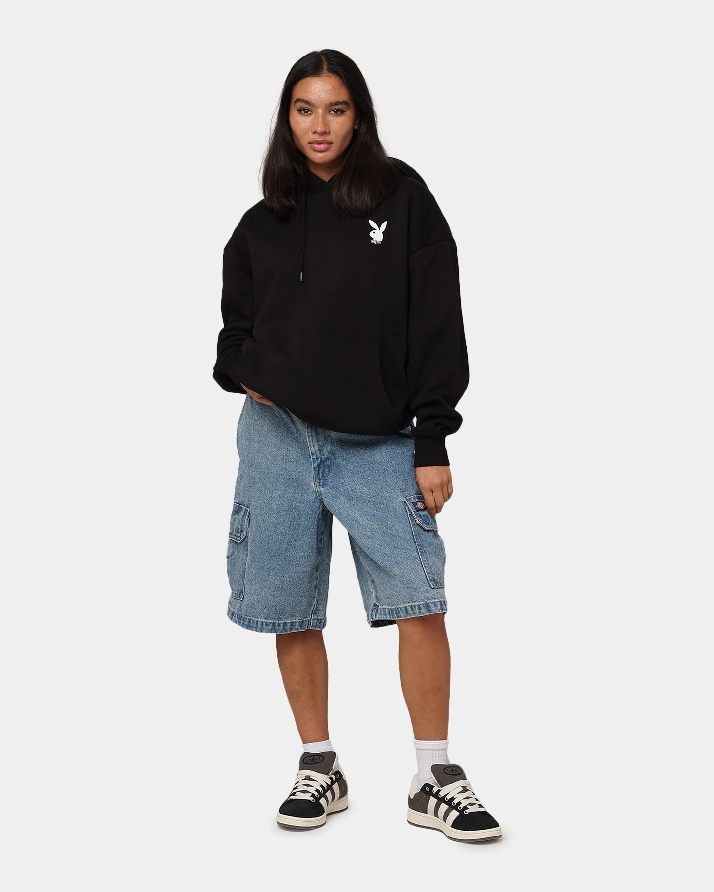 Playboy Stack Original Hoodie Black Threat Road Trip