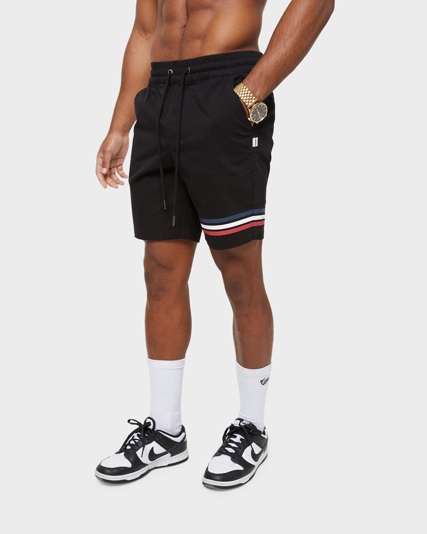Carre Insigne Walk Shorts Black Anti Pill Surface water sports clothing