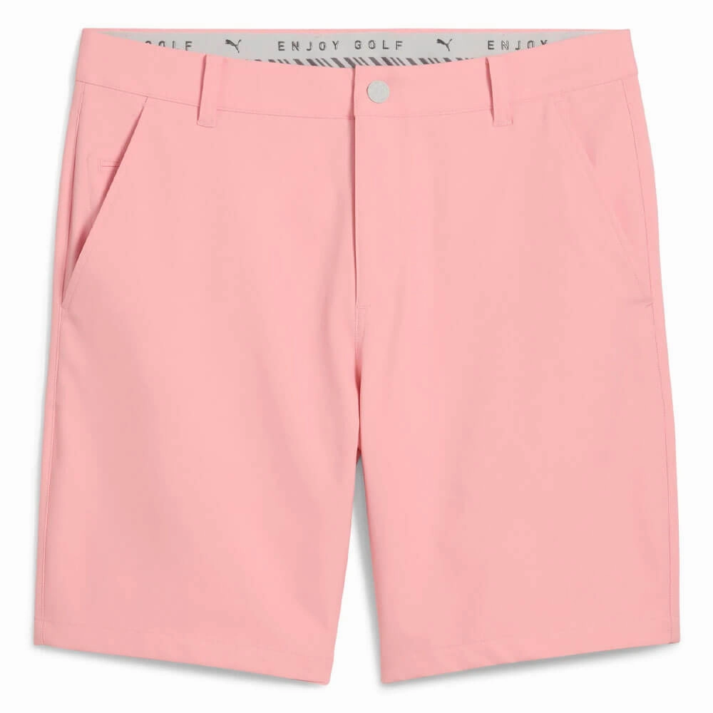 PUMA Dealer 8" Golf Shorts Pink - SS25 Men Wedding Gift DurableStitching