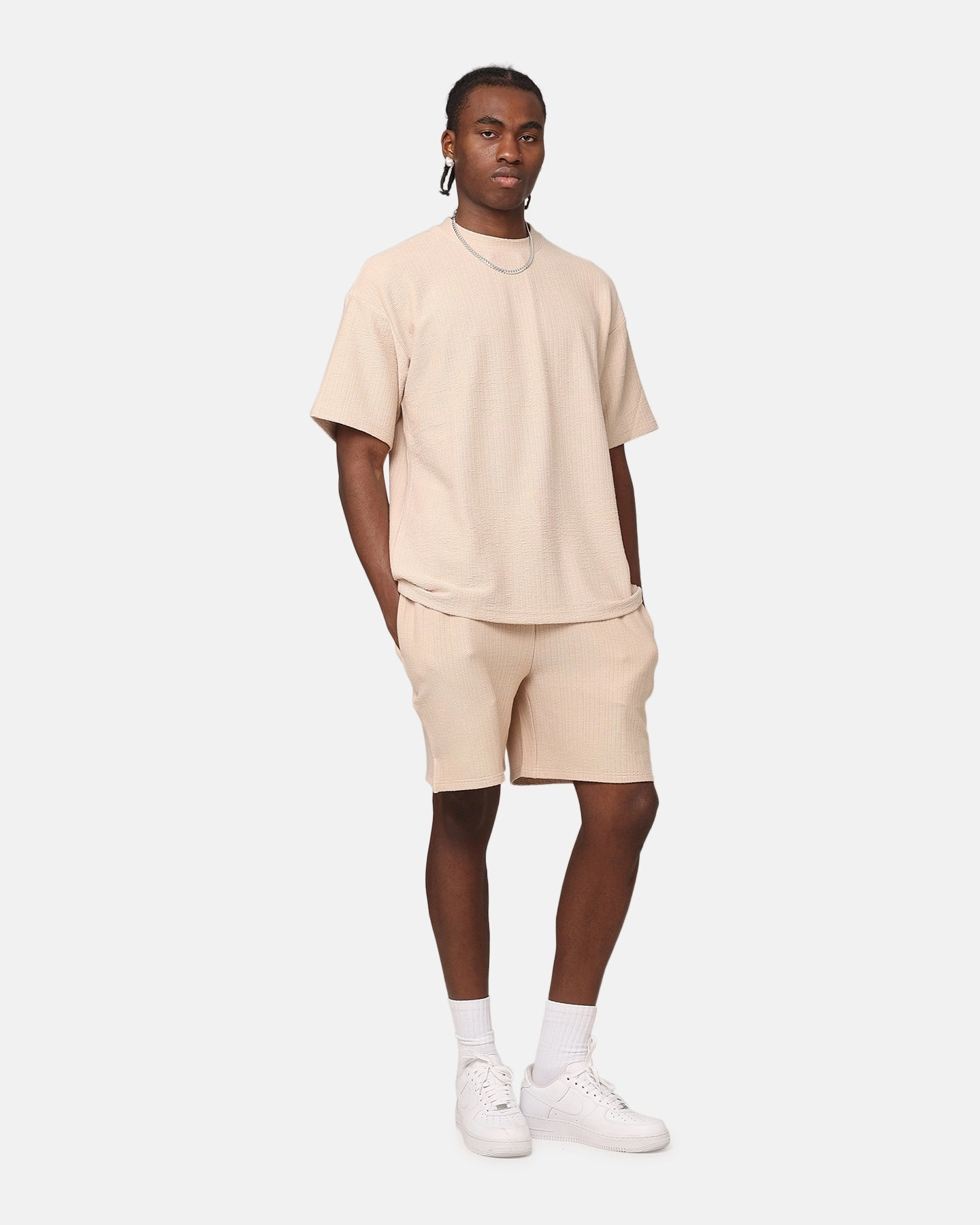 XXIII Andres T-Shirt Sand Seam Free Shoulders