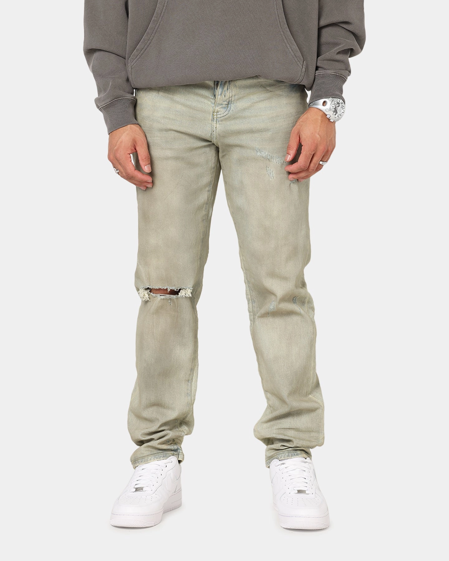 Breathable Lining System Saint Morta Psykhe Dirty Distressed Jeans Dirty Denim