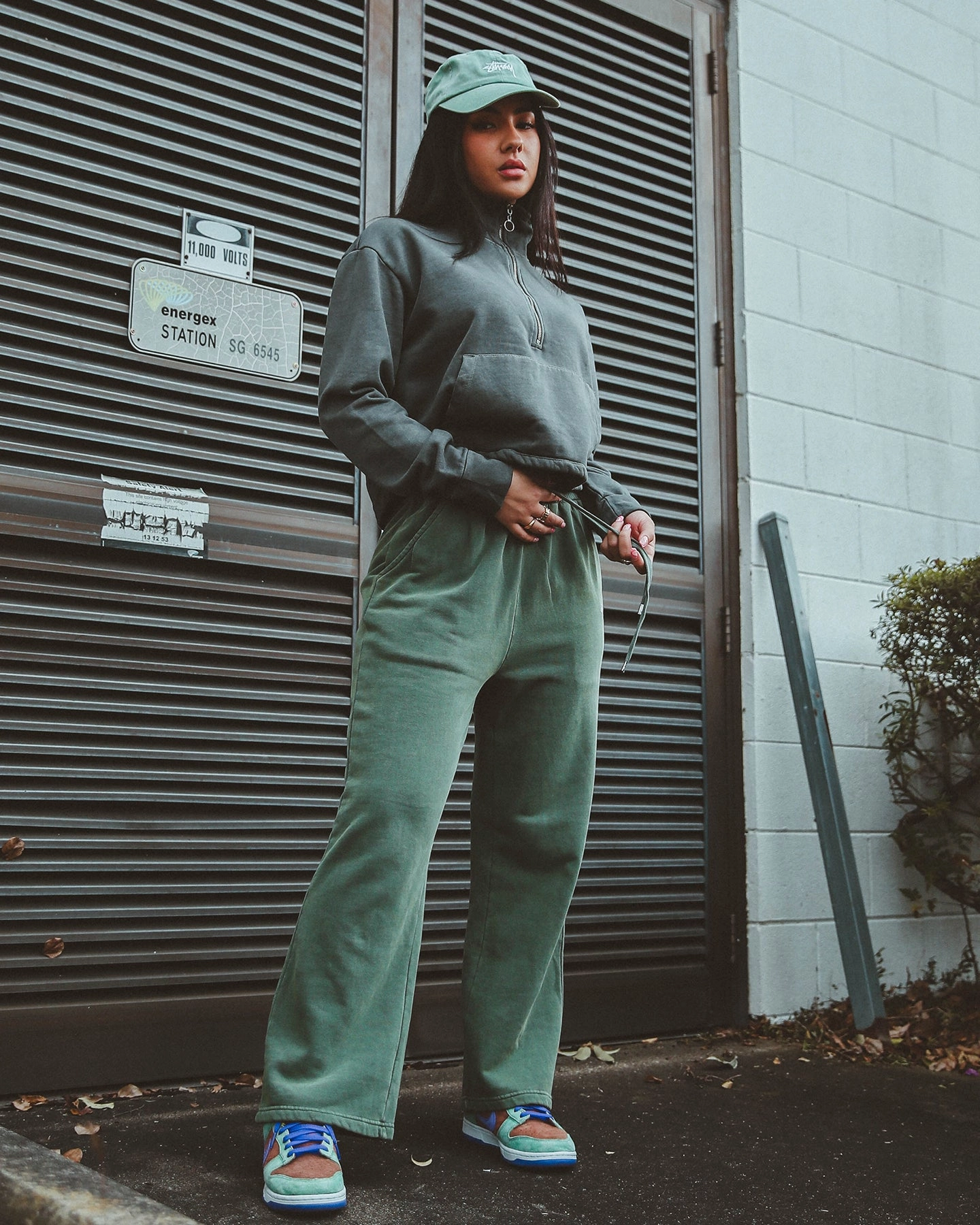Condition Ability EN ES Women's All Class Cropped Sweat Washed Grey