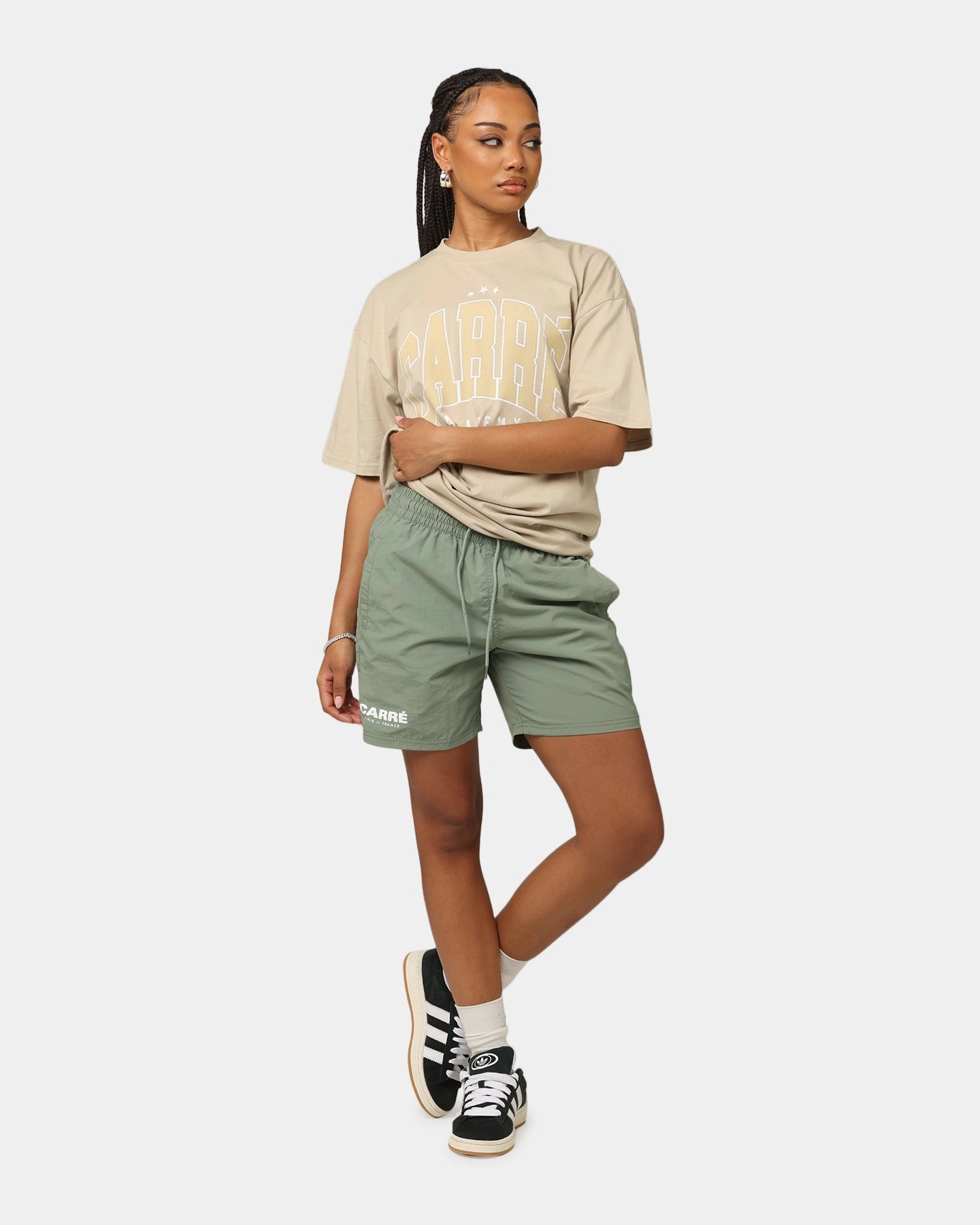 Modern and Soft soft look Carre Institute T-Shirt Stone