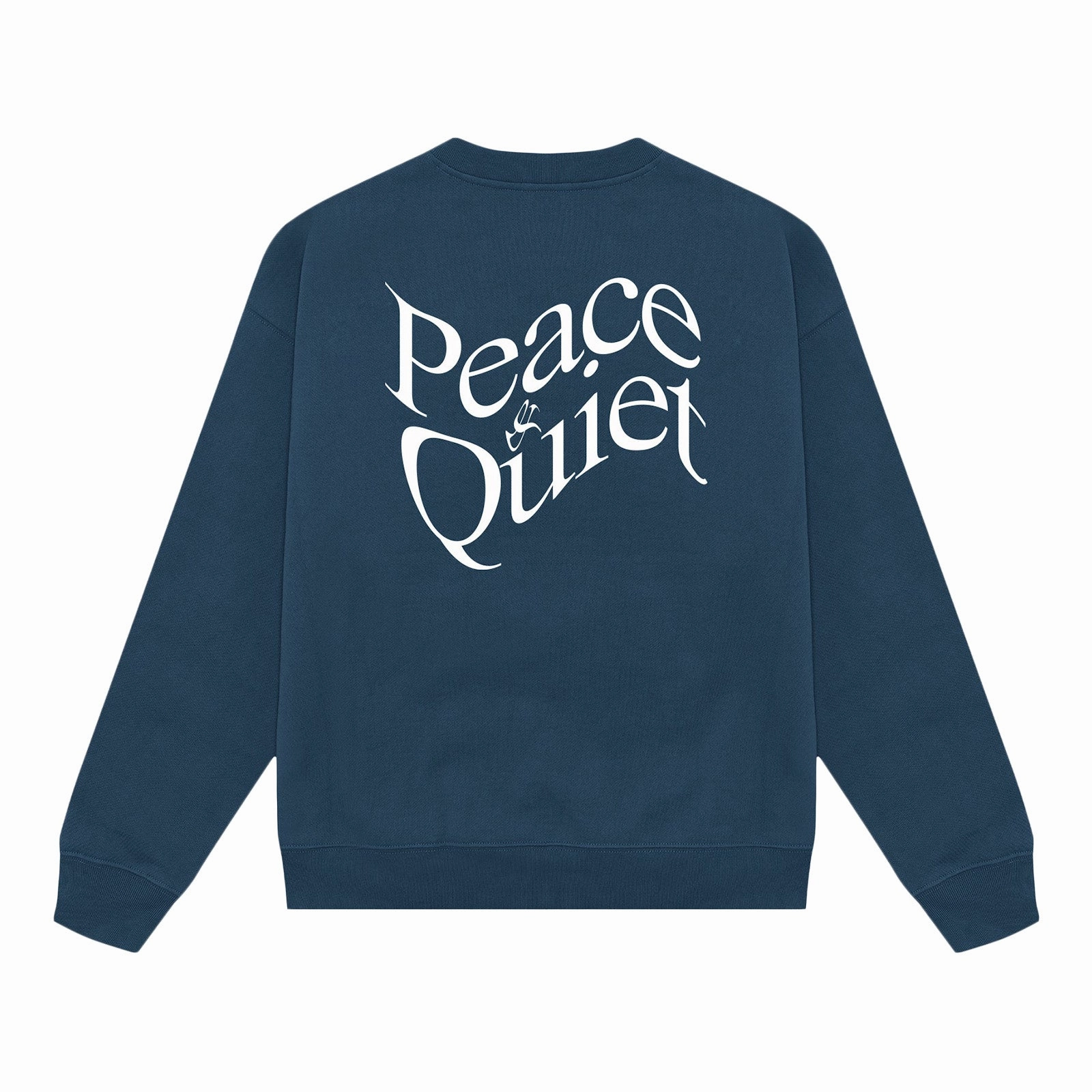 Museum Of Peace And Quiet Warped Crewneck 'Navy' Water resistant coating Team Spirit