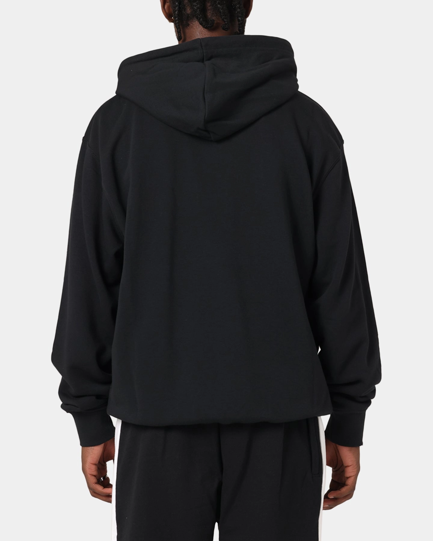 Low Profile Collar Non Restrictive Silhouette Jordan Essentials Loopback Fleece Pullover Hoodie Black/Red