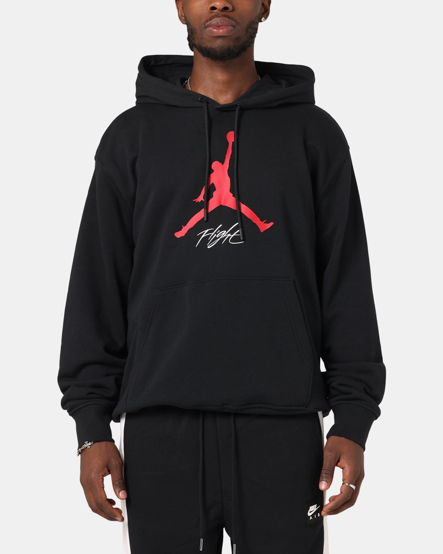 Standard - compliant Jordan Essentials Loopback Fleece Pullover Hoodie Black/Red