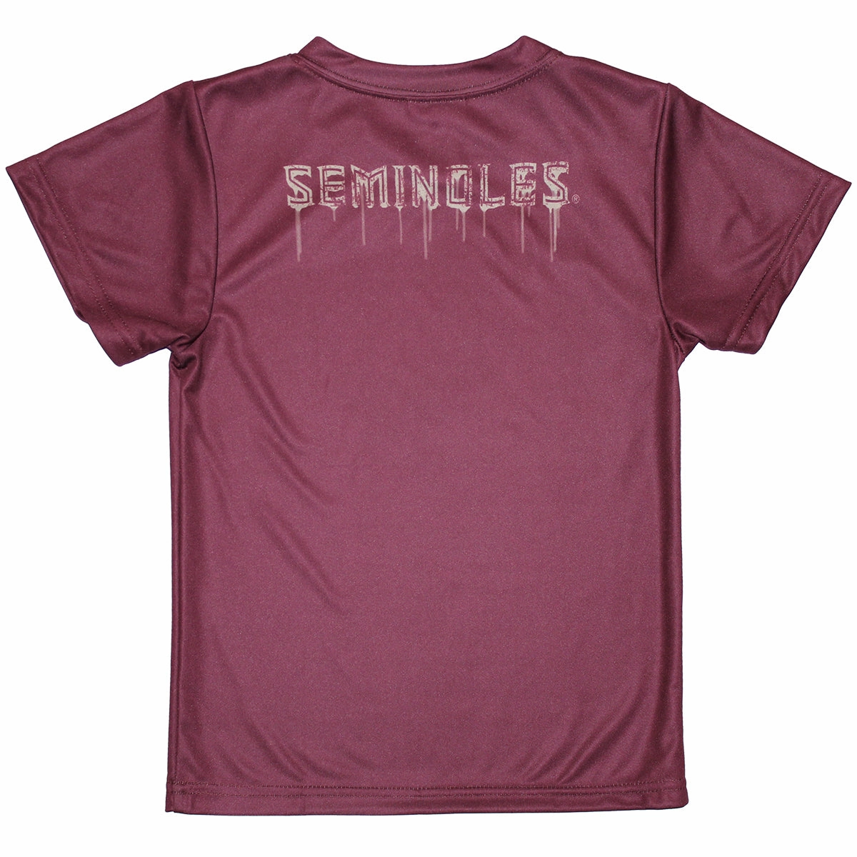 sports performance Vive La Fete Kid's Drip Helmet Design Short Sleeve Sublimated T-shirt - Garnet