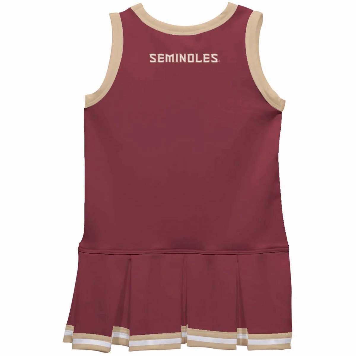 Vive La Fete Toddler Seminole Logo Cheer Dress - Garnet Essential Wardrobe