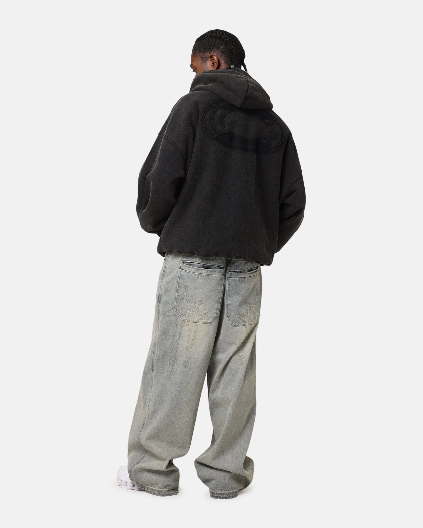 Carre Con-Star Hoodie Washed Black Child