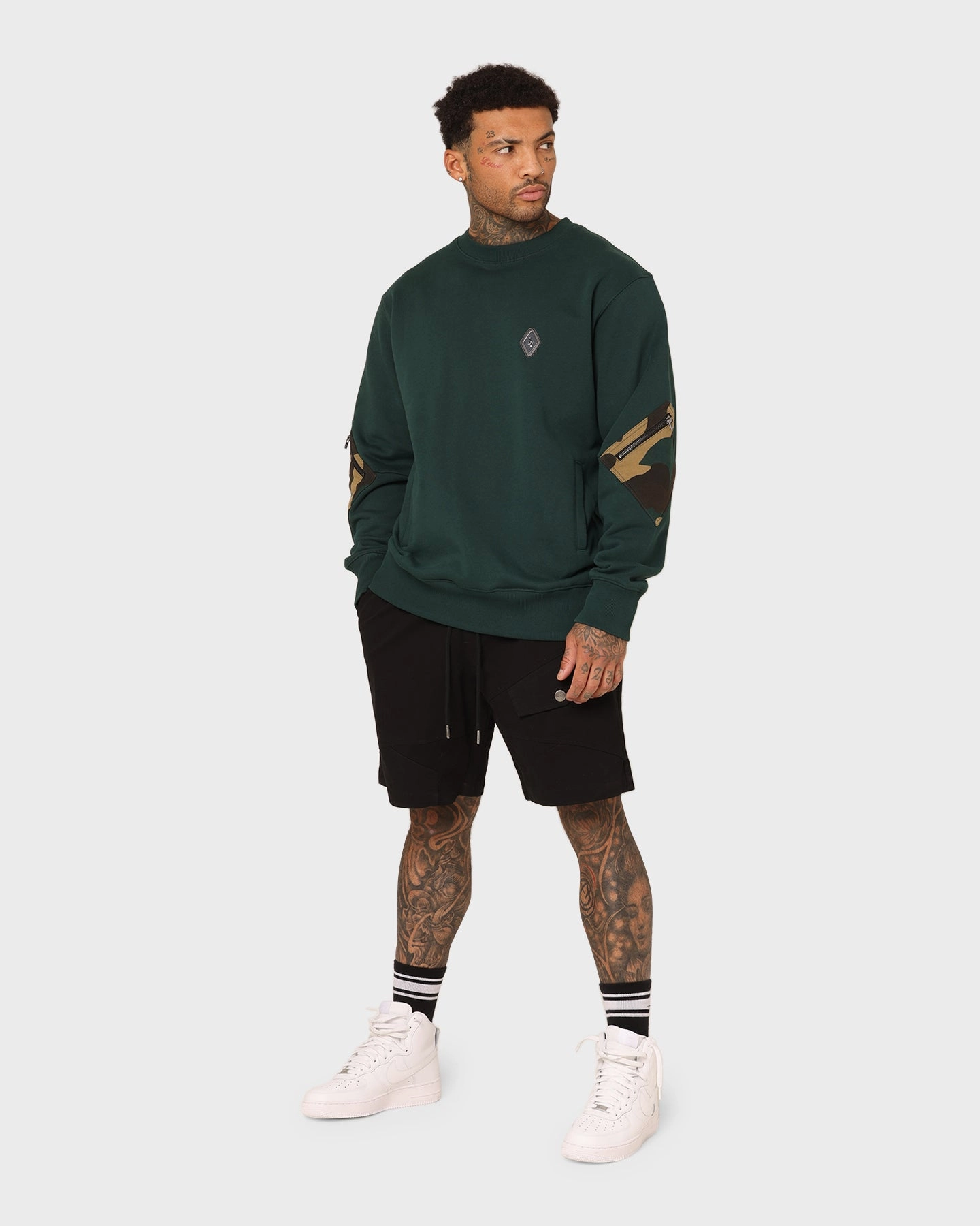 Saint Morta Syndicate Cargo Shorts Black swimming accessory