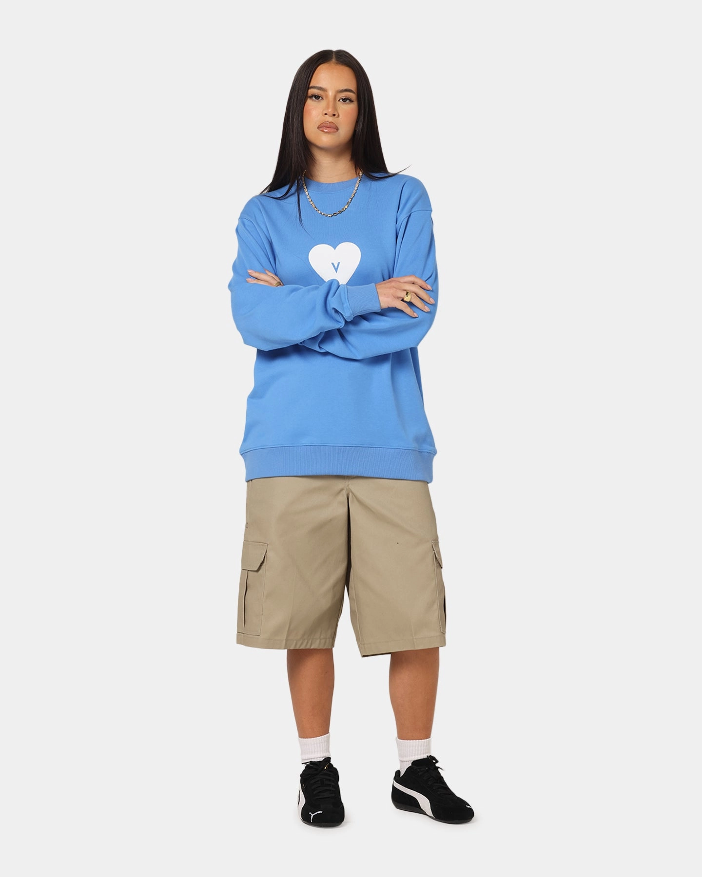 Vouseti Love Sweater Blue Thermal Core Technology