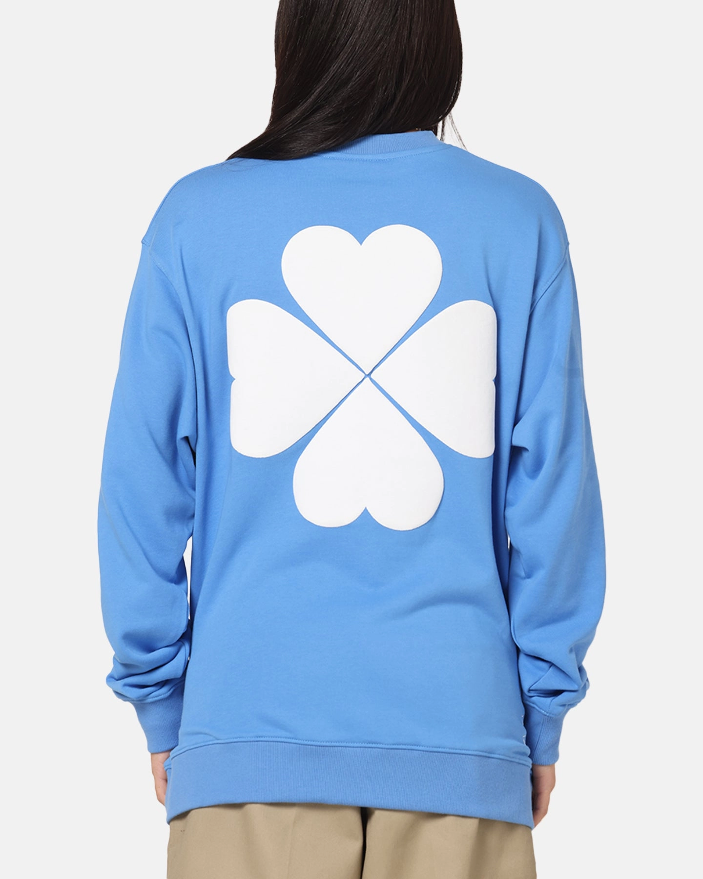 Vouseti Love Sweater Blue Stretchable Waistband Street Comfort Fit