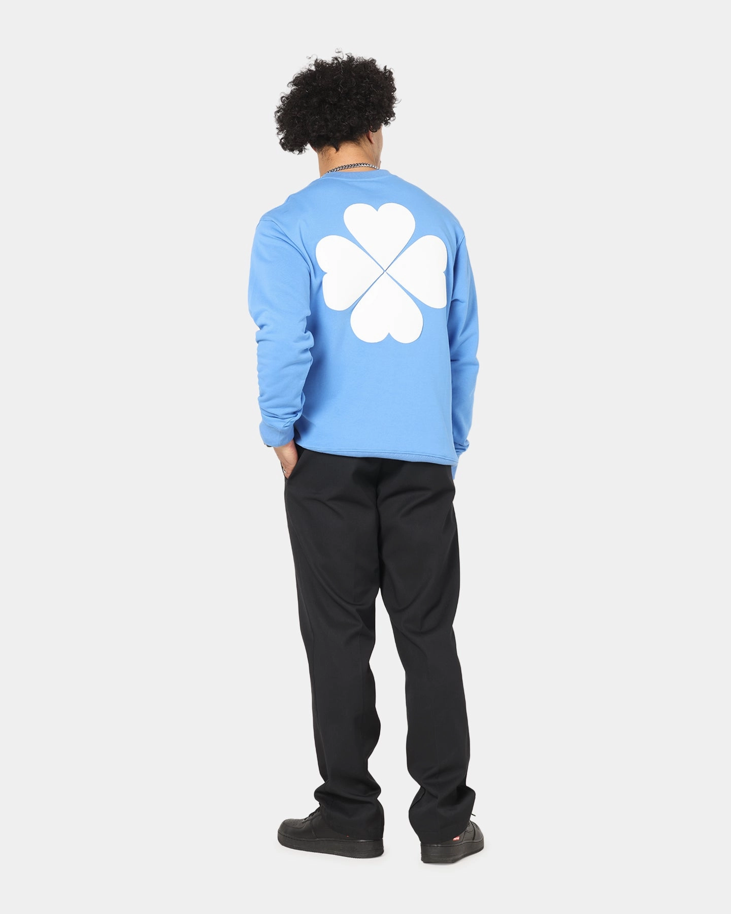Water Repellent Fabric Vouseti Love Sweater Blue