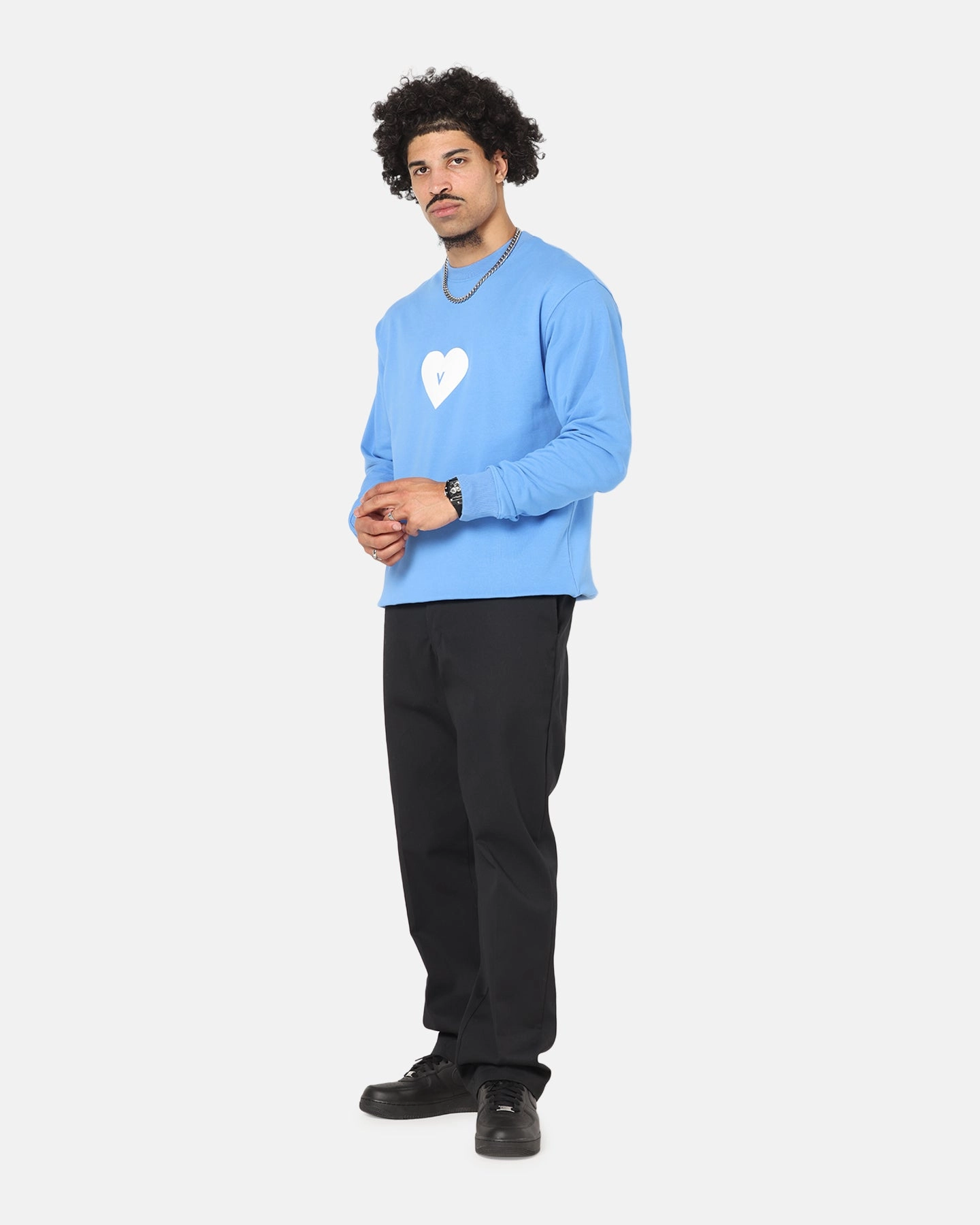 Vouseti Love Sweater Blue Reflective details Non Bulky Insulation
