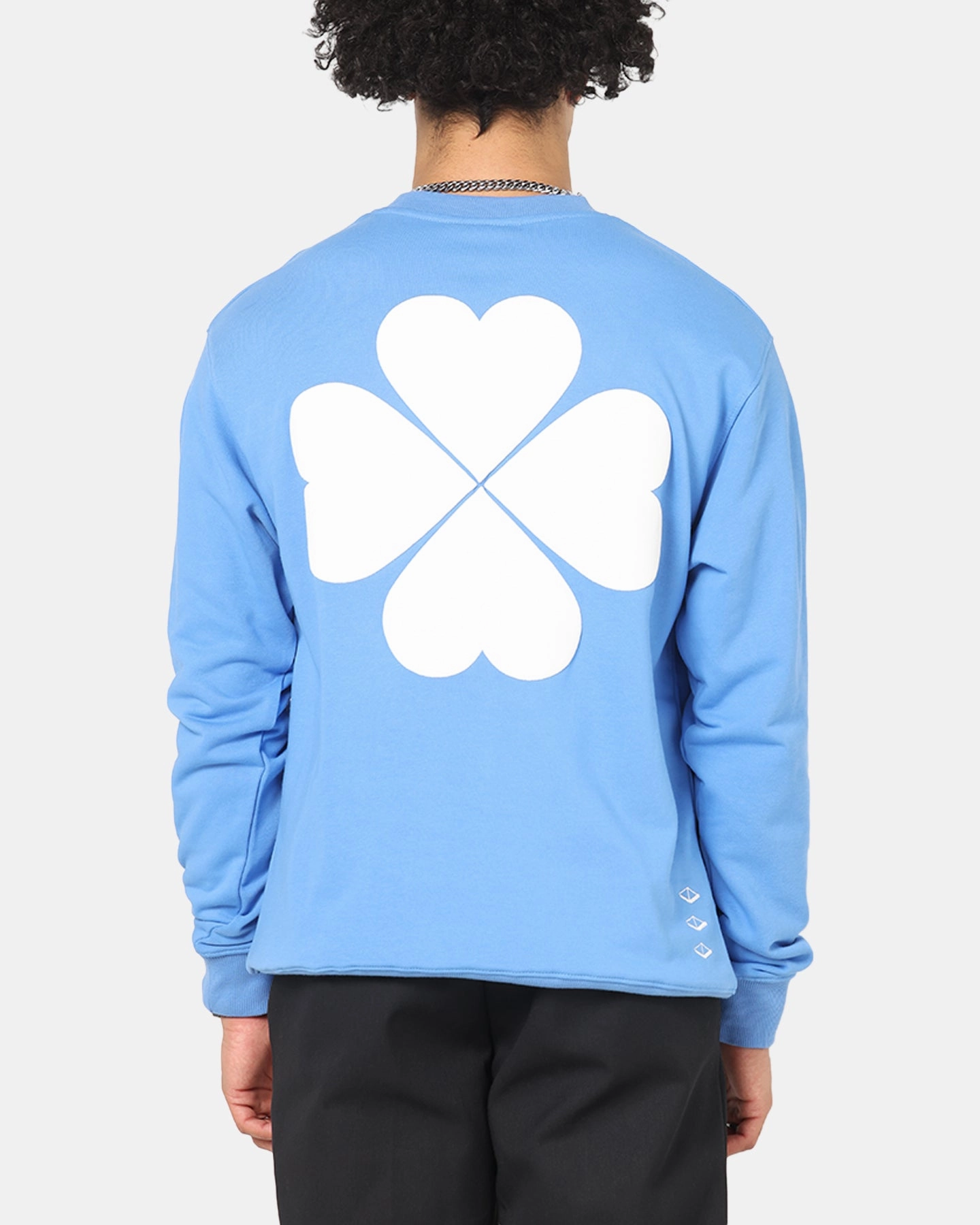 Anti Static Inner Layer Vouseti Love Sweater Blue