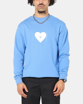 Vouseti Love Sweater Blue FleeceLined Urban Hike Style