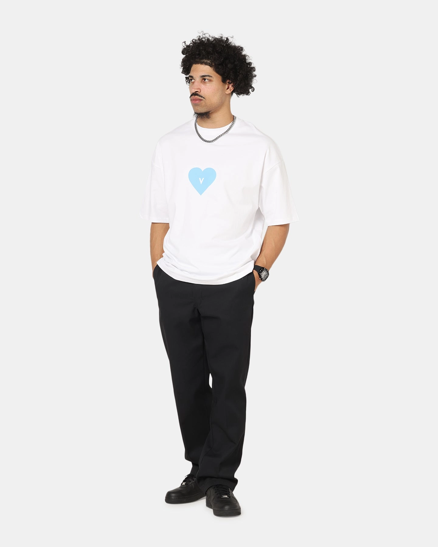 Vouseti Love T-Shirt White Sporty Style