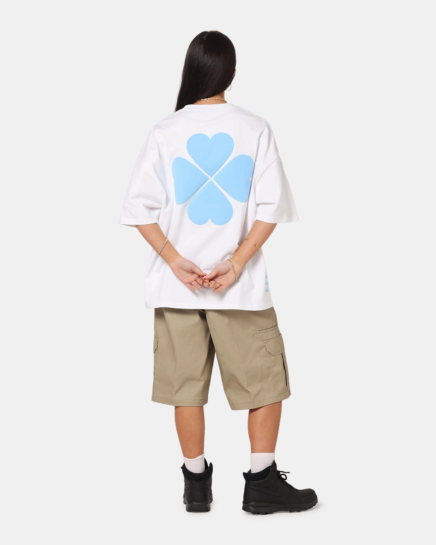 Vouseti Love T-Shirt White Simple and Comfortable Bold Statement