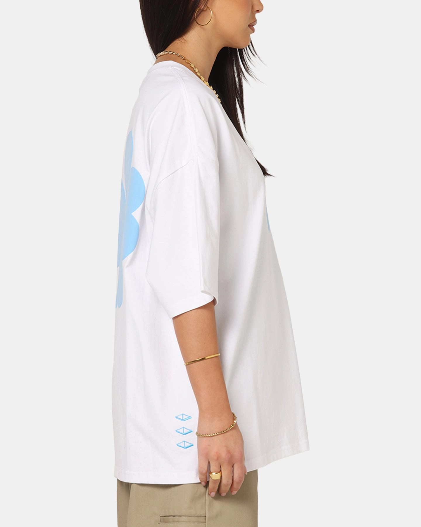 Luxury exclusivity Anti Pilling Surface Vouseti Love T-Shirt White