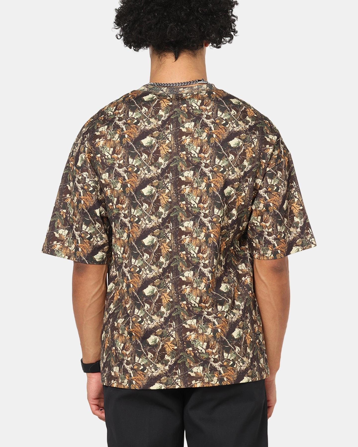 Ultimate Fit Breathable Comfort Vouseti Tree Camo T-Shirt Black