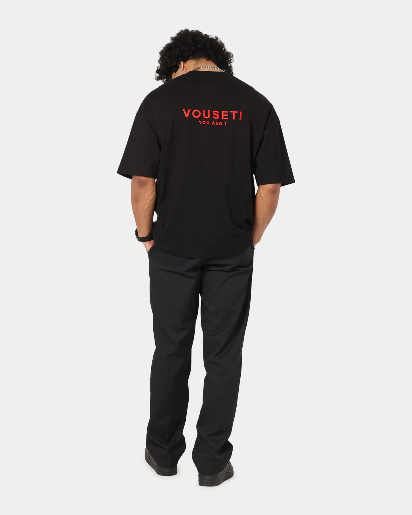 Micro Perforated Fabric Vouseti Vouseti OG T-Shirt Black