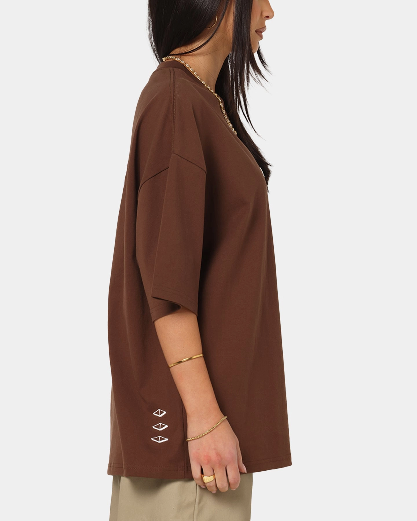 Vouseti Vouseti OG T-Shirt Mocha Simple Comfort Look