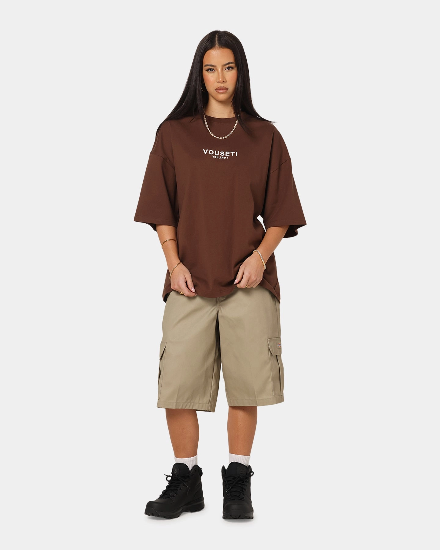 Light Design Eco Friendly Fabric Vouseti Vouseti OG T-Shirt Mocha