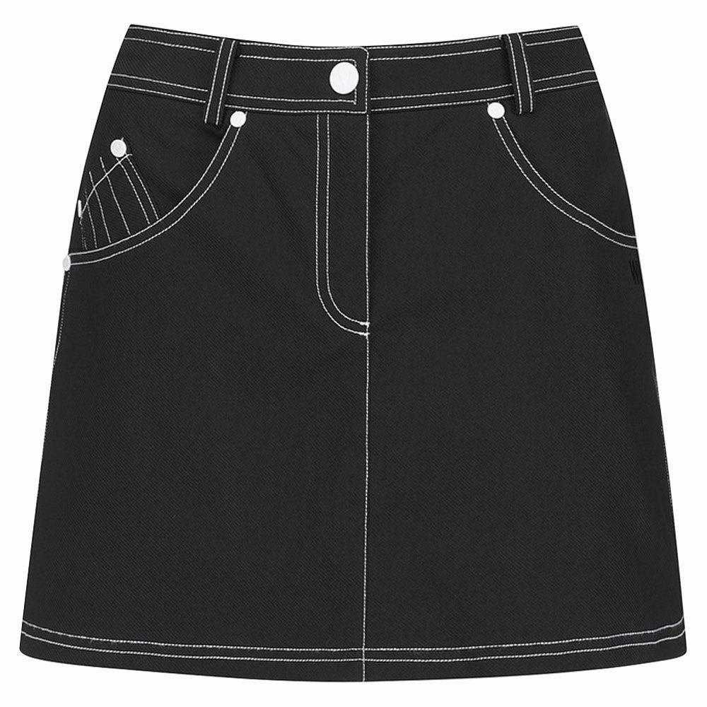 Water Resistant WAAC Essential Golf Skort Black - SS23 Women