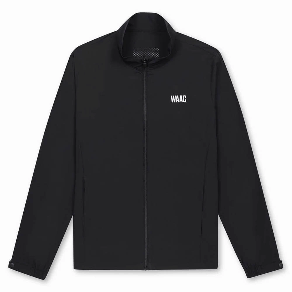 Rubberized Trims WAAC Full Zip Wind Golf Jacket Black - SP25 Men