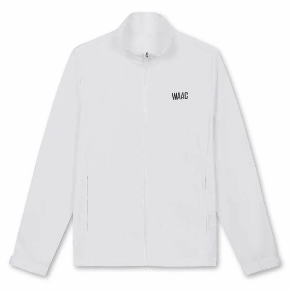 Faux Fur Collar Hypoallergenic Fiber Filling WAAC Full Zip Wind Golf Jacket White - SP25 Men