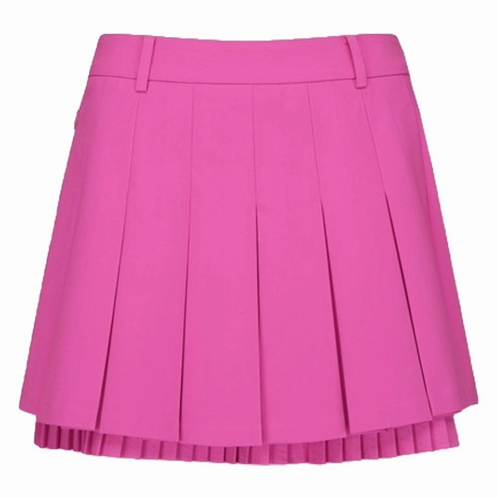 WAAC Layering Pleats Golf Skort Pink - FW24 Women Eco conscious