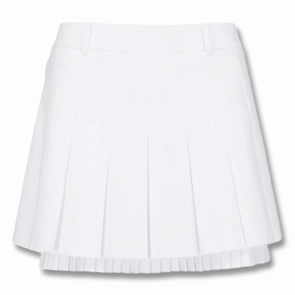 WAAC Layering Pleats Golf Skort White - FW24 Women Bestseller Item Front Slit